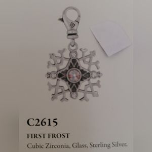 Silpada Snowflake Charm
